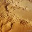 Formation de dunes vue du ciel