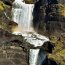 Chute d'Ofaerufoss dans la faille Eldgja