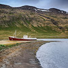 bateau Garðar échoué au fond du Patreksfjordur