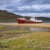 bateau Garðar échoué au fond du Patreksfjordur