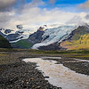 langues glaciaires du glacier Vatnajokull