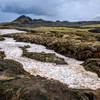 champ de lave au pied du Leirhnjukur