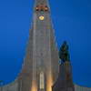 &eacute;glise Hallgrimskirkja by night