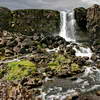 Oxarafoss dans la faille de l'Almannagja, Thingvellir