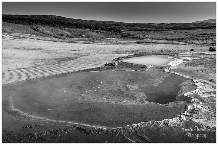 Source chaude Blesi &agrave; Geysir