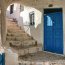 Escalier et ruelle de Oia - Santorin