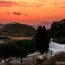 Coucher de soleil sur la baie d'Adamas - Milos