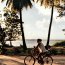 Déplacement en vélo sur l'île de La Digue