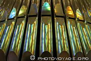 tuyaux d'orgues de la Sagrada Familia