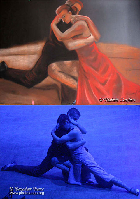 peinture d'apr&egrave;s photographie