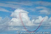 D&eacute;monstration de la Patrouille de France dans le ciel de Perros-Guirec 
le 25 ao&ucirc;t 2018.