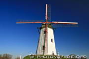 moulin de Damme (1867) - mill of Damme - Schellemolen