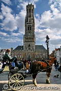 visiter Bruges en fiacre - visit Bruges in a carriage - bezoek Brugge per koets