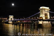 nuit de pleine lune sur le pont des chaines