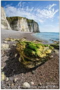 Plage d'Antifer entre Etretat et Bruneval.