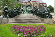 monument des frères Van Eyck (Jan & Hubert) derrière la cathédrale 
St Bavon où est exposé leur célèbre retable