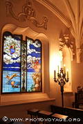 vitrail de la chapelle de la Sainte Trinité - Quinta da Regaleira
