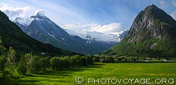 Fjaerland et le parc national de Jostedalsbreen