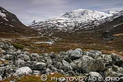 Leirdalsvegen dans le parc national de Jotunheimen