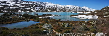 Panorama du lac Heillstuguvatnet, Strynefjellsvegen