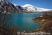 Lac Heillstuguvatnet le long de la Strynefjellsvegen
