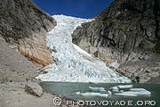 Langue glaciaire du Briksdalsbreen