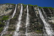 Cascade des 7 soeurs dans le Geirangerfjord