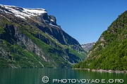 Croisi&egrave;re dans le Geirangerfjord