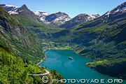 Geiranger vu depuis Ornesvingen