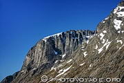 Trollveggen est une paroi rocheuse verticale qui fait partie du massif des Trolltindane. C'est la plus haute paroi rocheuse verticale d'Europe réputée pour l'escalade.
