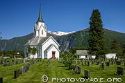 Eglise Sira kirke &agrave; Eresfjord