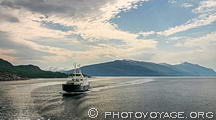 Ferry entre Forvik et Tjotta