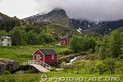 Paysage sur les hauteurs de Nusfjord