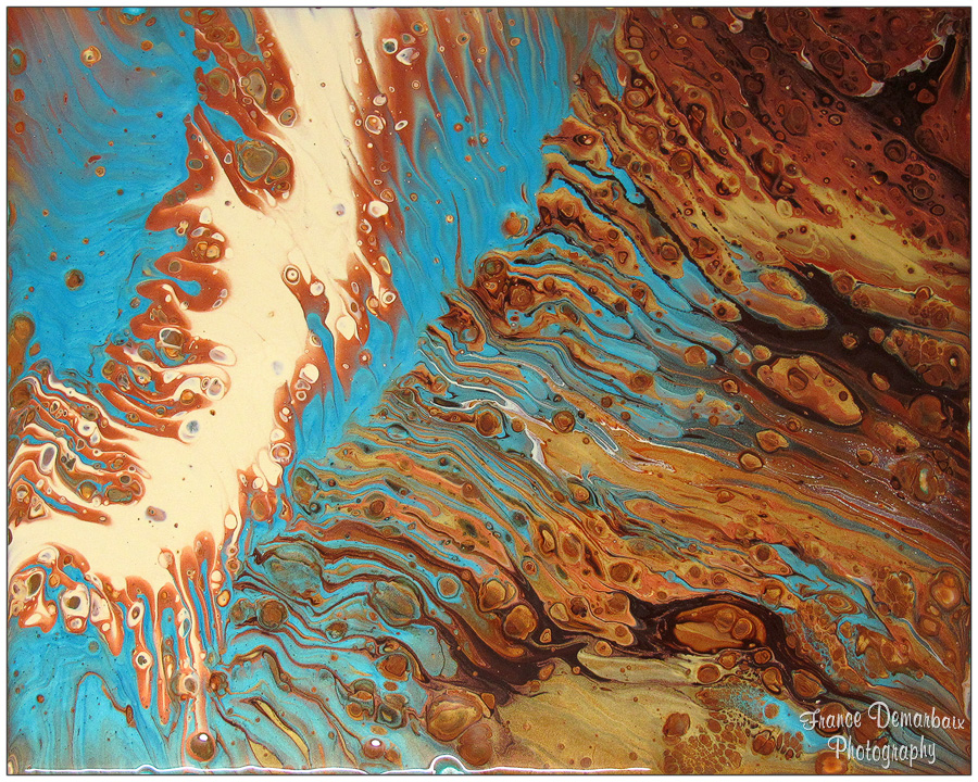 SVALBARD - toile sur panneau bois 24x30cm