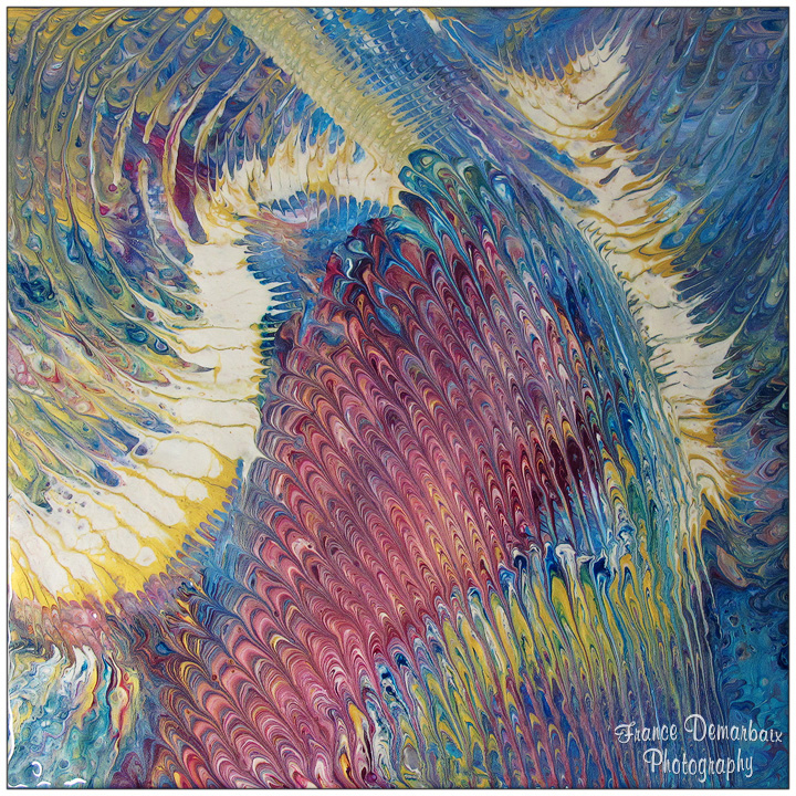 POW WOW - toile 3D 29x29cm