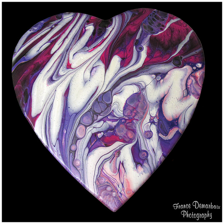 LOVE ME TENDER - plaque de bois 28x34cm