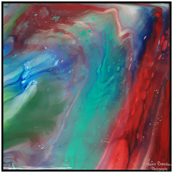 GALAXIE 2 - toile 3D 29x29cm - NEW 2025!