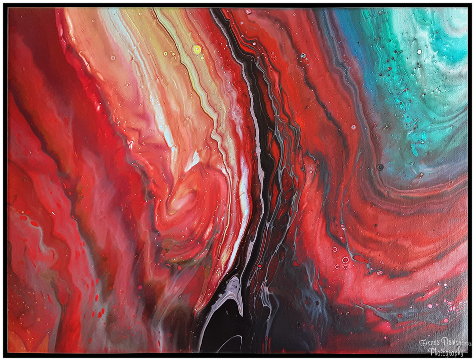 KILAUEA - toile 40x30cm - NEW 2025 !