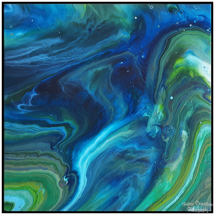 AURORA BOREALIS - toile 3D 29x29cm - NEW 2025 !