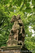 l'original de la statue équestre de saint Venceslas se trouve à 
Vysehrad