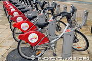 réseau de location de vélos pour circuler dans Séville
