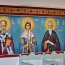 Fresque orthodoxe au monastère Agios Simeon - Sifnos