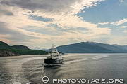 Travers&eacute;e en ferry entre Forvik et Tjotta le long de la route c&ocirc;ti&egrave;re 
17