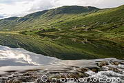 Lac Storeskardvatnet dans la vall&eacute;e de Hemsedal