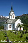 Eglise Sira kirke à Eresfjord