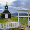 église de Raudasandur dans les fjords de l'Ouest